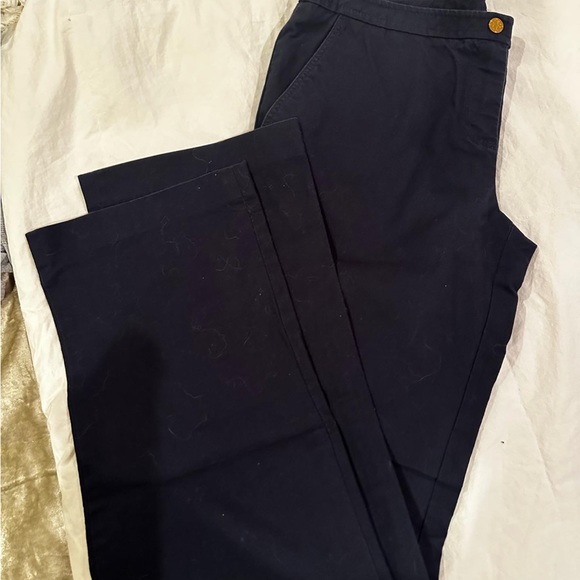 TORY BURCH NAVY LOW RISE SAILOR PANTS!! - Picture 5 of 5